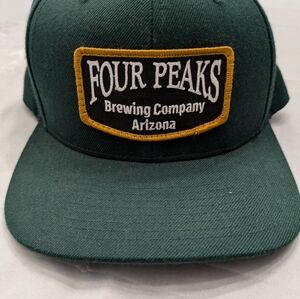 Brand new green Four Peaks baseball hat